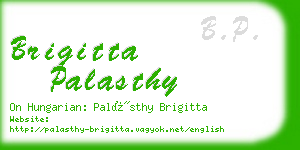 brigitta palasthy business card